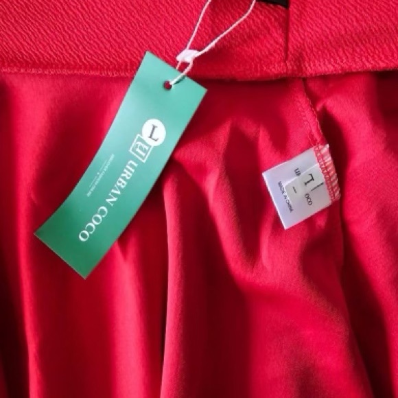 Brand New Cherry Red Urban Coco Skater Skirt - Picture 5 of 5
